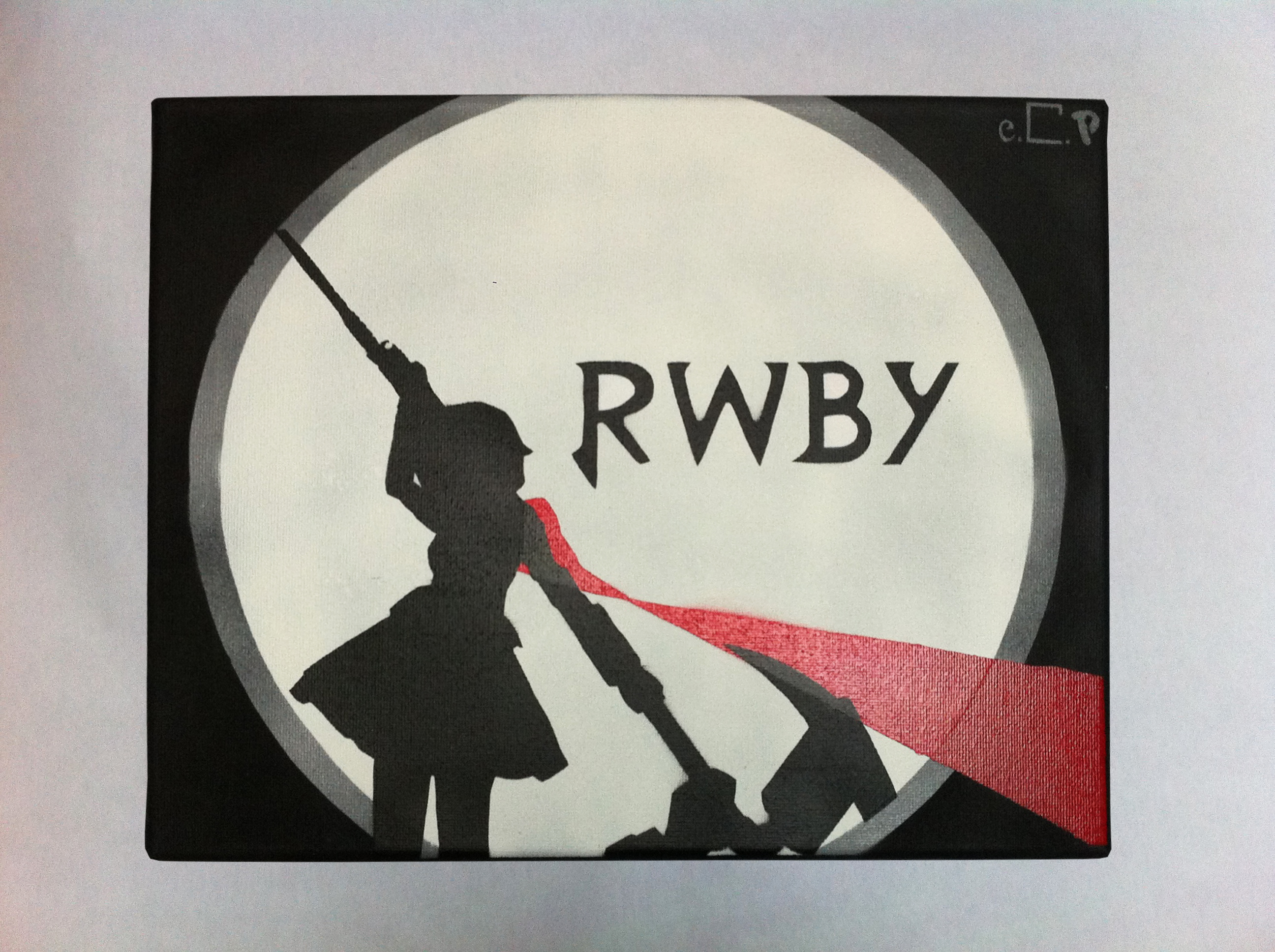 RWBY Anime stencil