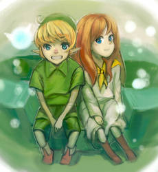 Link and Malon