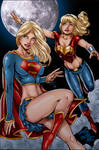 Supergirl Wondergirl by Ed Benes by tony058