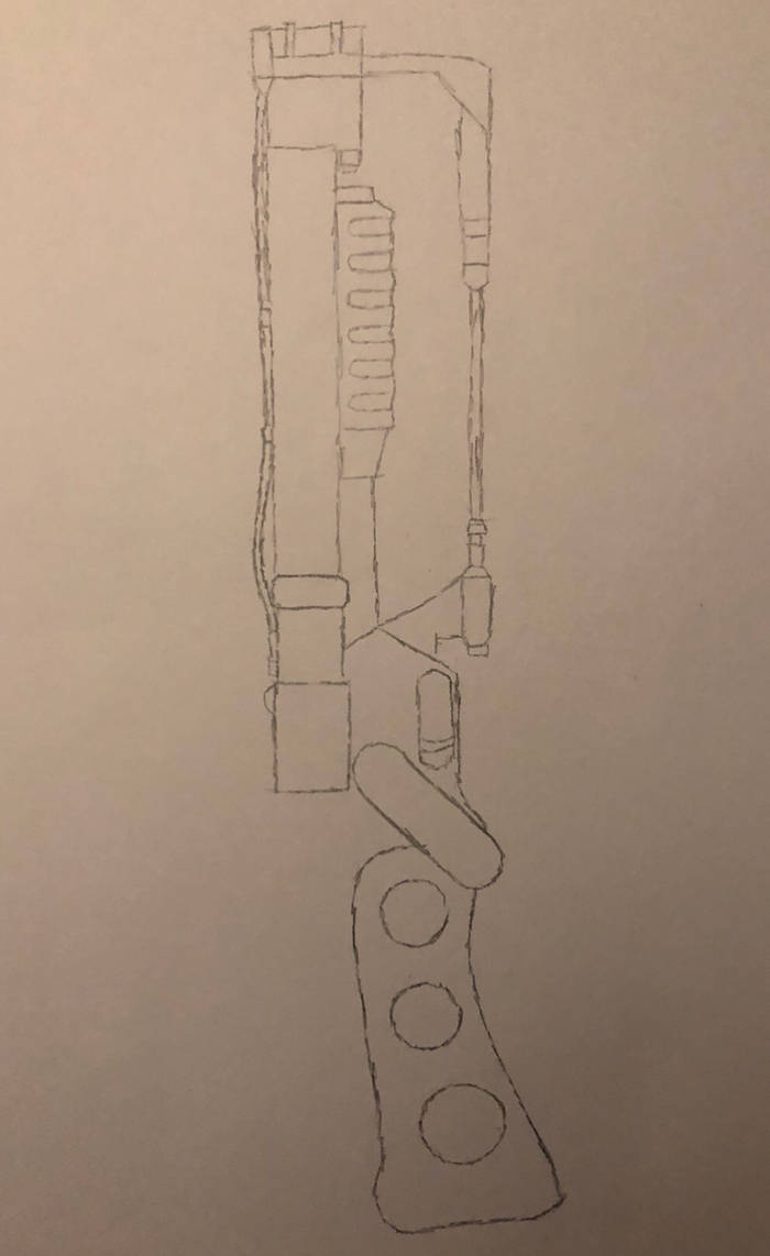 Laser Rifle Deviantart Laser rifle (Fallout) by snakegreen on DeviantArt
