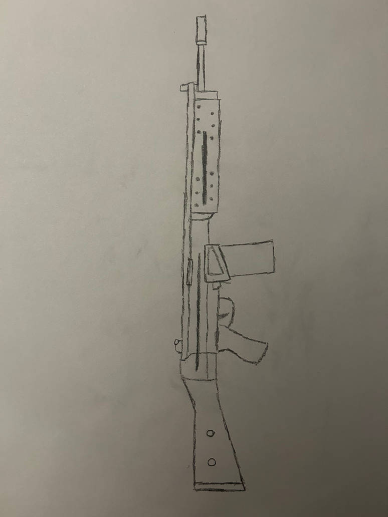Fallout 2 Draw Rifle Assault rifle (Fallout) by snakegreen on DeviantArt