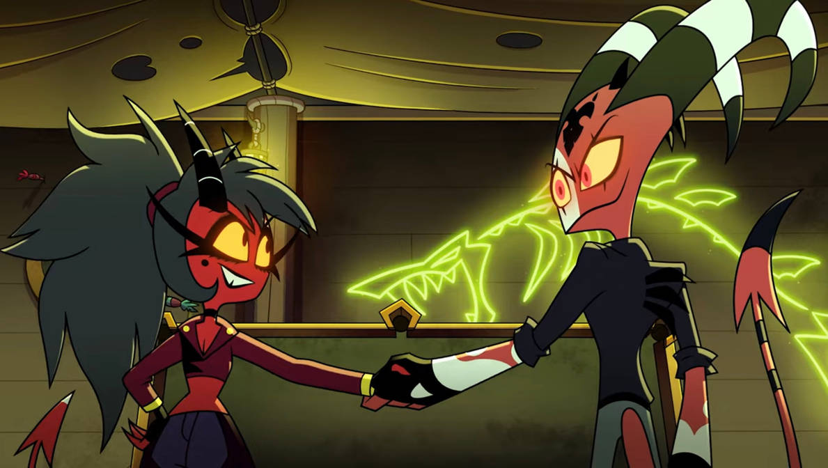 Millie meets Blitz (Helluva Boss) by snakegreen on DeviantArt