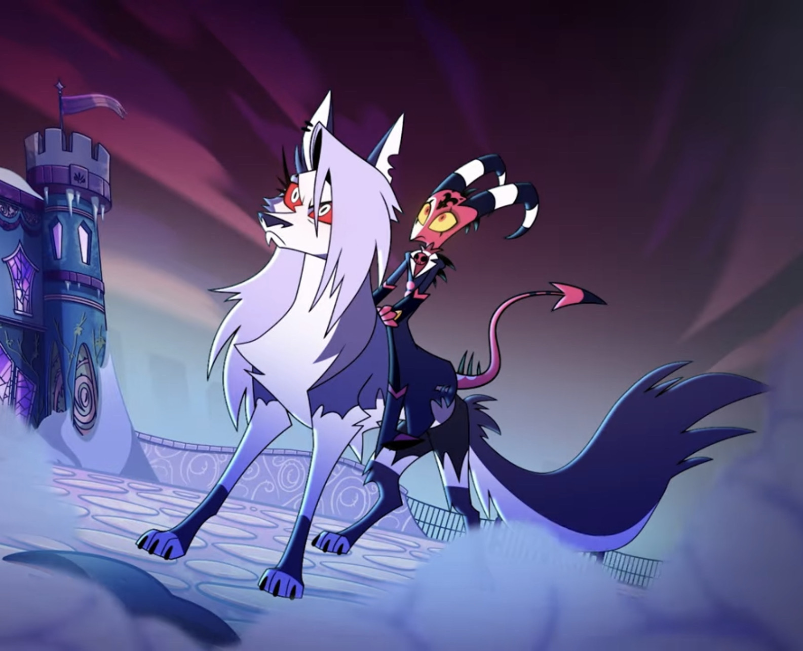 Loona wolf transformation (Helluva Boss) by snakegreen on DeviantArt
