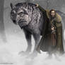 Robb Stark and Grey Wind Game of thrones