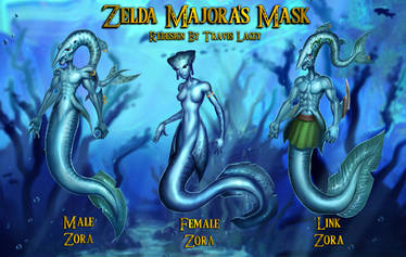 Zelda Majora's Mask redesign: Zoras