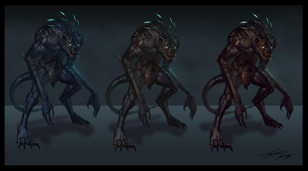 Creature concept art by RavenseyeTravisLacey on DeviantArt