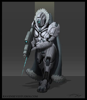 Sci fi arctic bounty hunter