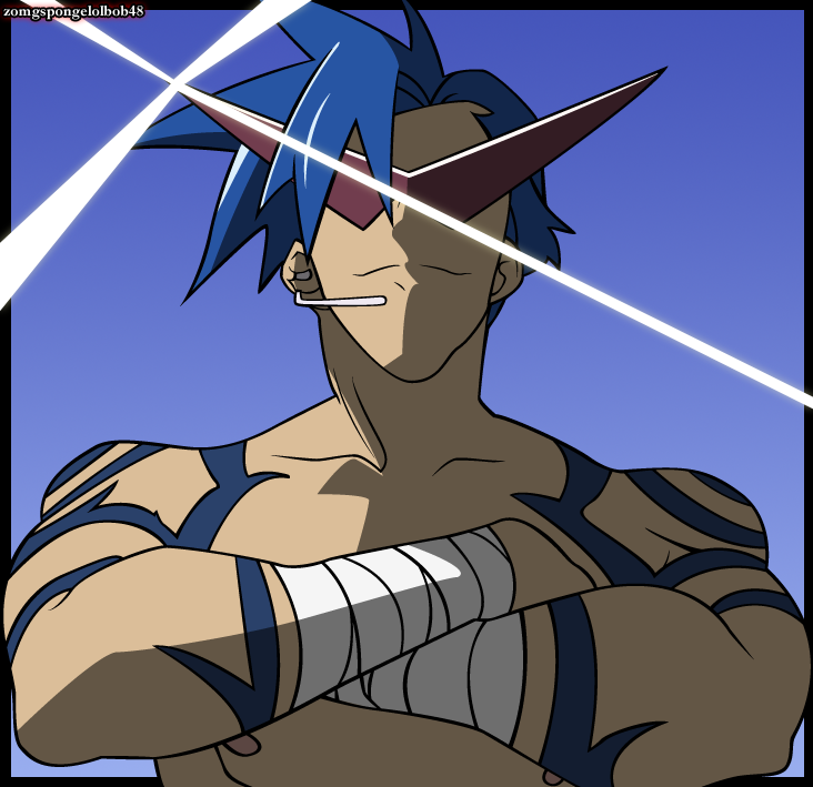 Kamina (Tengen Toppa Gurren Lagann) by josecrobledo on DeviantArt