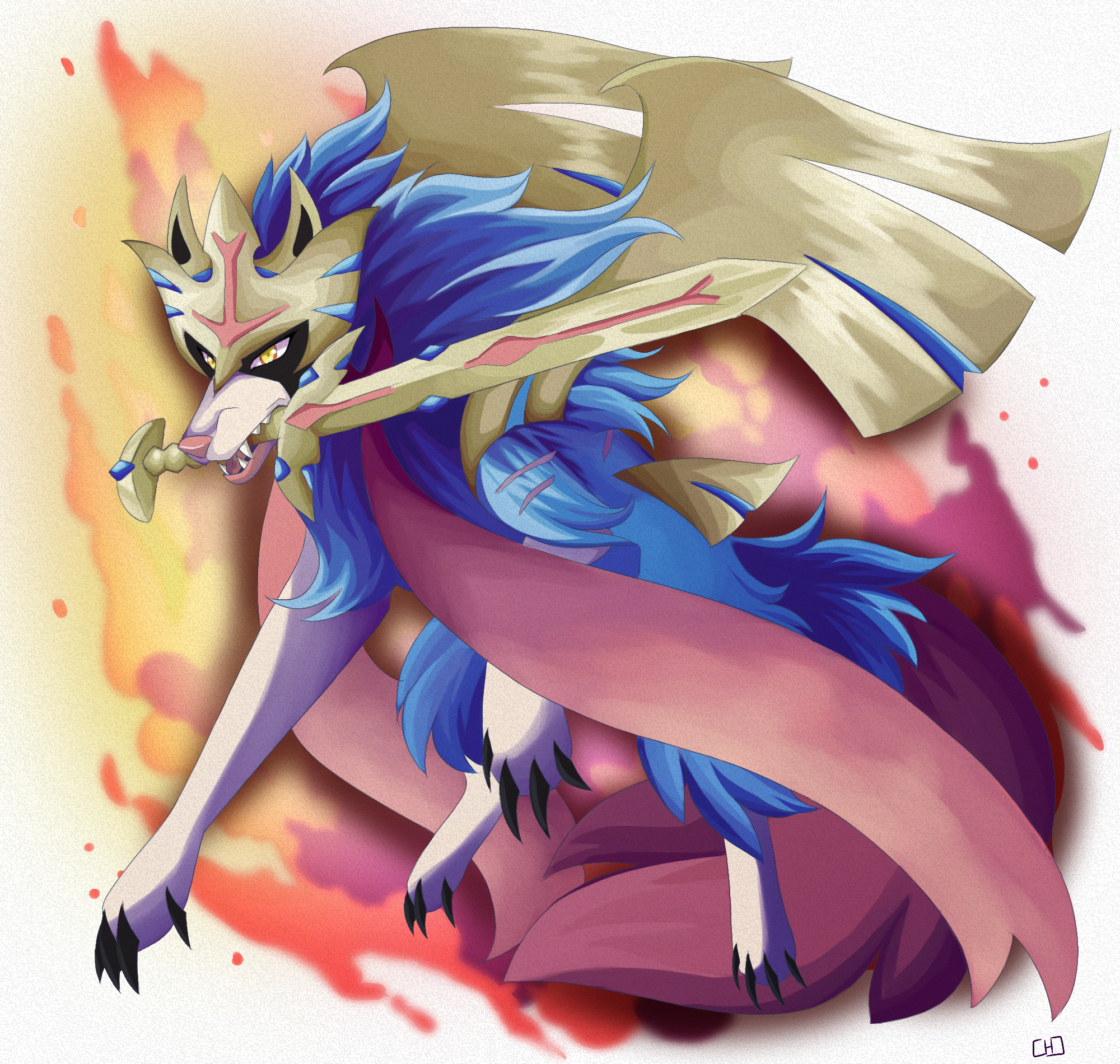 ZACIAN by Ronkeyroo on DeviantArt