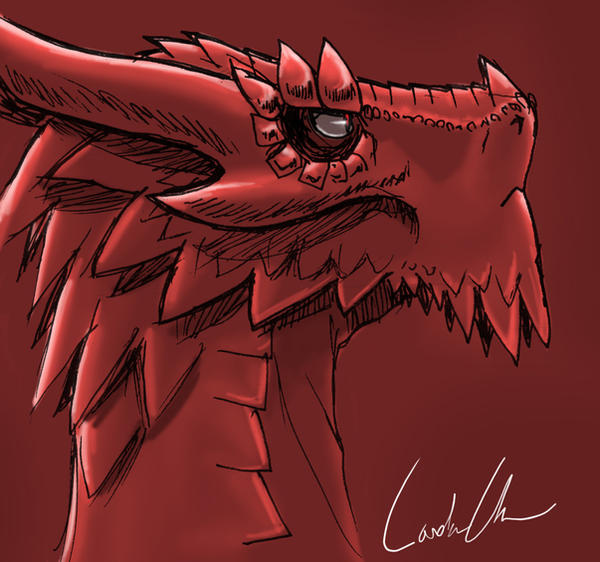 Dragon side view by jaunty-eyepatch on DeviantArt