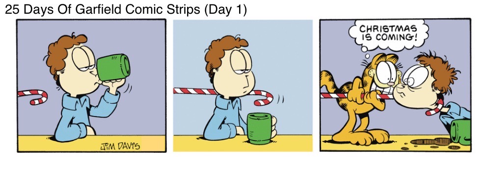 25 Days Of Garfield Comic Strips (Day 1) by ReddyToDraw123 on DeviantArt