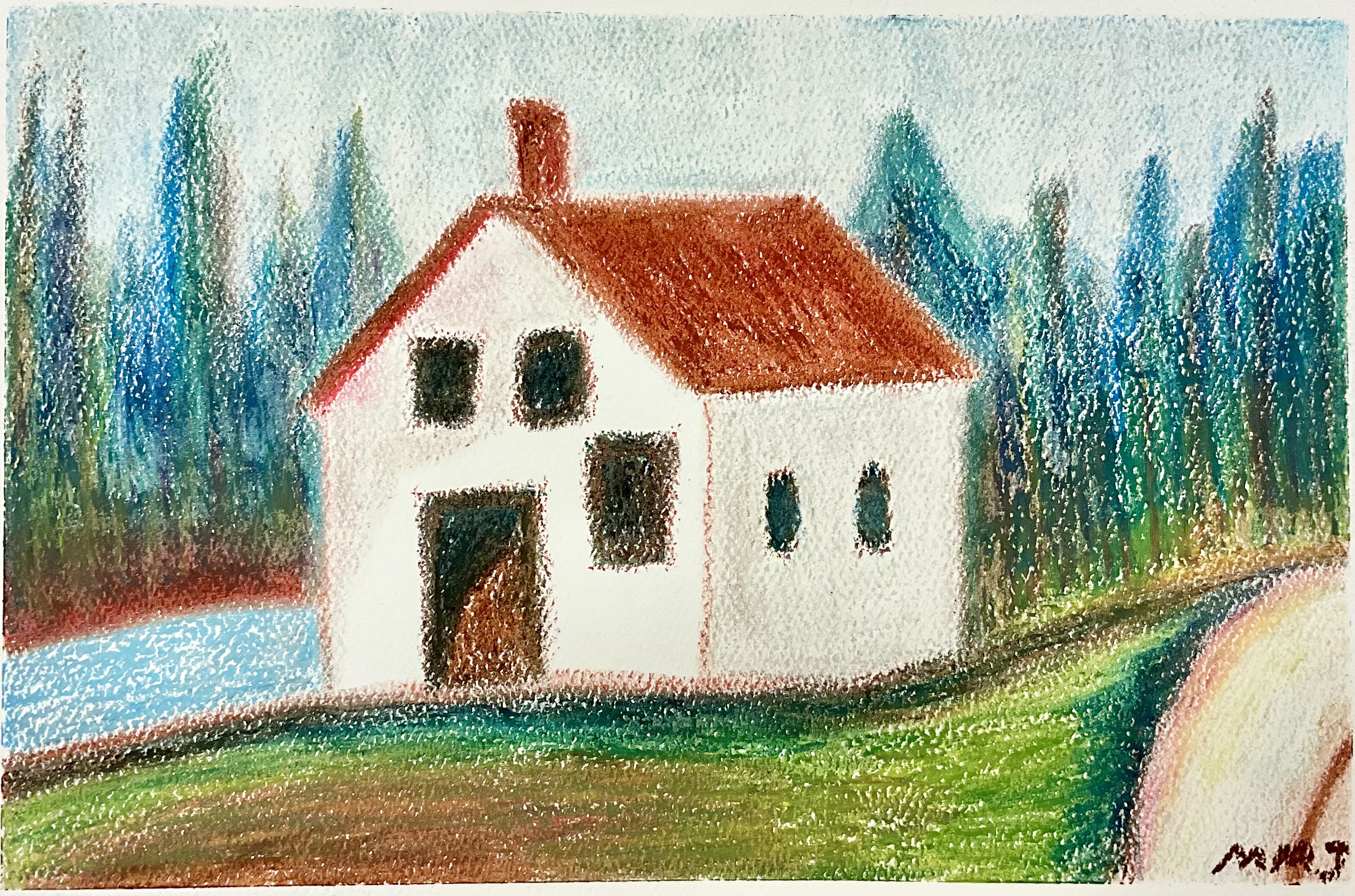 Pastel Study