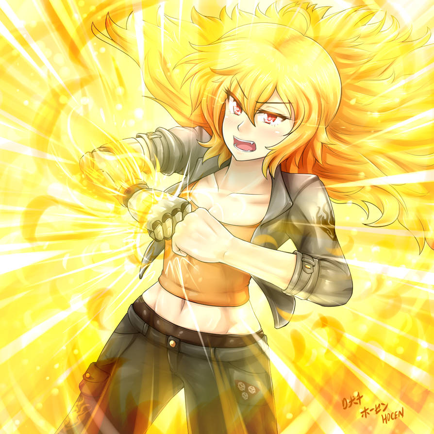 RWBY - Yang Xiao Long - Rage Mode by HOSEN-HOSEN-HOCEN on DeviantArt