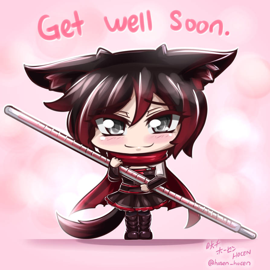 RWBY - Chibi Ruby~ Get Well Soon by HOSEN-HOSEN-HOCEN on DeviantArt