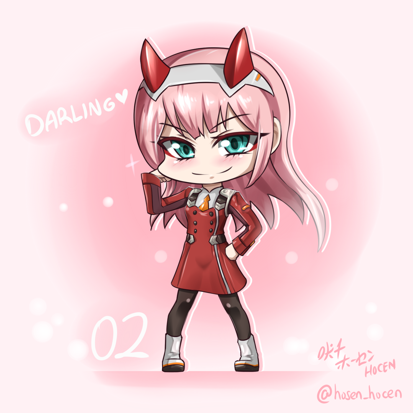 Darling in the Franxx - Chibi Zero Two