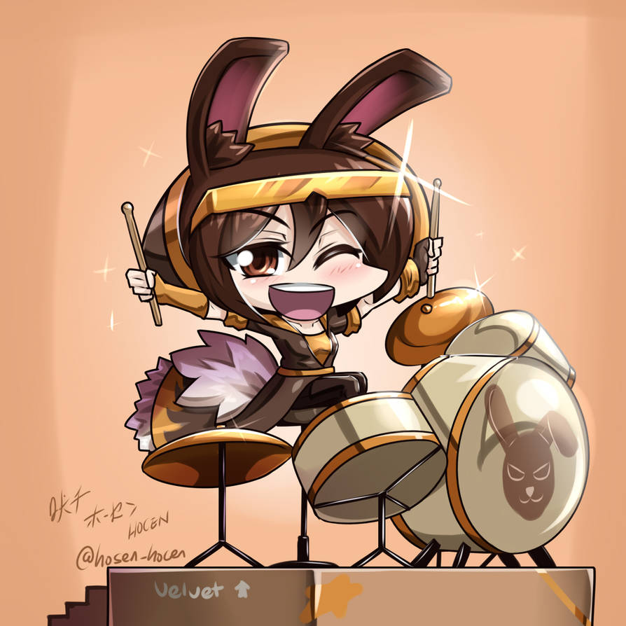 RWBY - Chibi Velvet~ BUNNY~ by HOSEN-HOSEN-HOCEN on DeviantArt