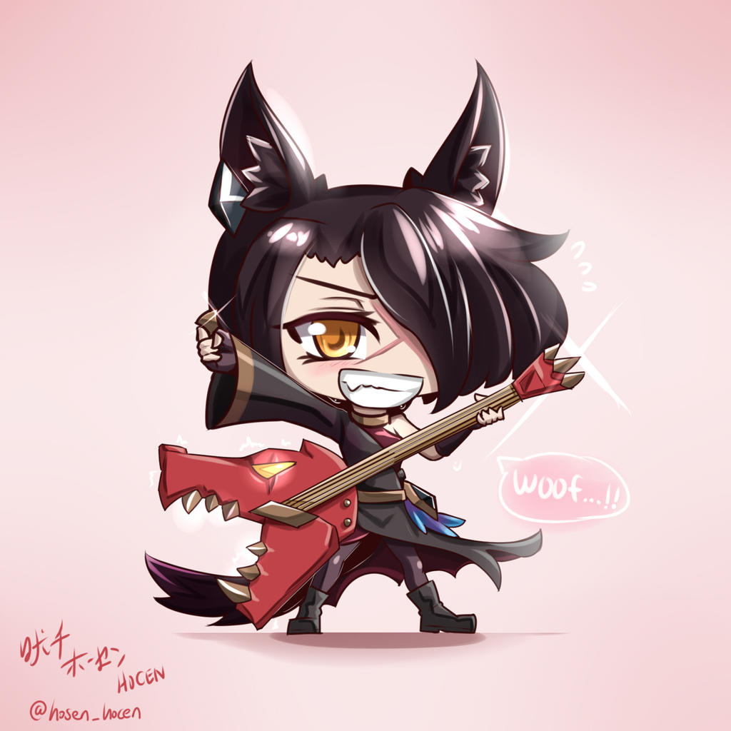 RWBY - Chibi Cinder~ Rock ~WOOF~ by HOSEN-HOSEN-HOCEN on DeviantArt