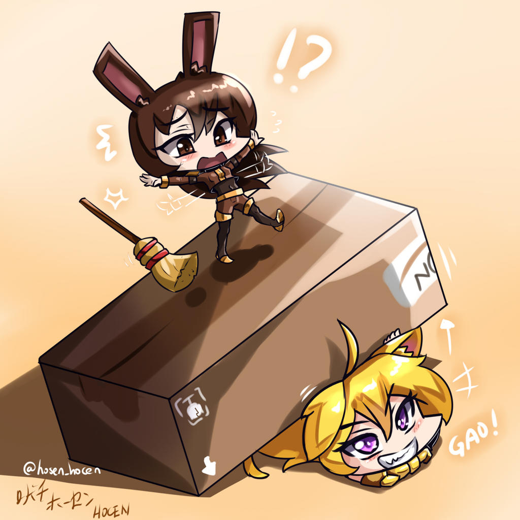 RWBY - Chibi Yang~ Sneaky~Feat. Chibi Velvet by HOSEN-HOSEN-HOCEN on ...