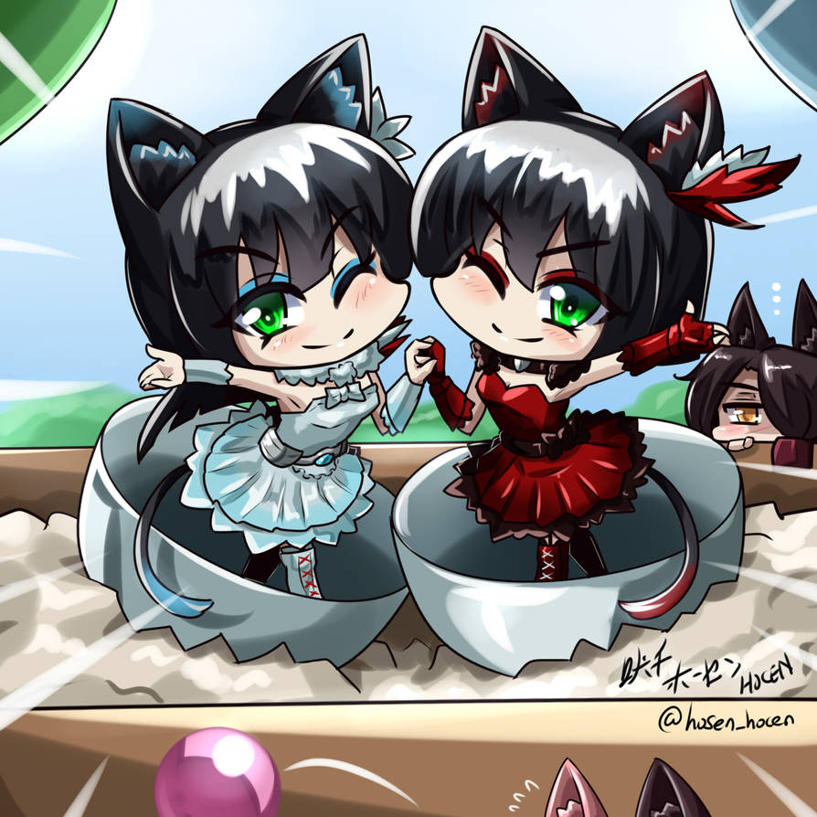 RWBY - Chibi Malachite Sisters~ In Arrival - NG by HOSEN-HOSEN-HOCEN on ...