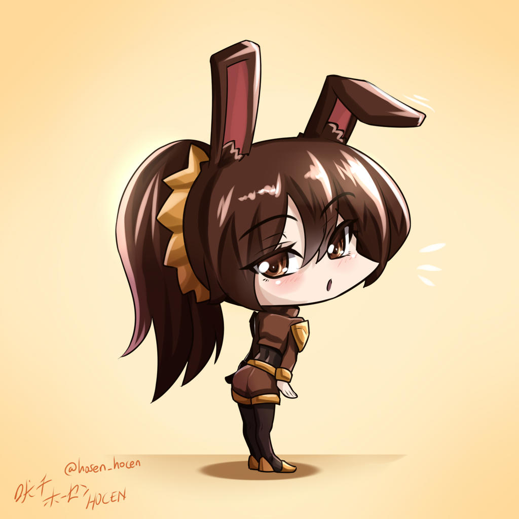 RWBY - Chibi Velvet~ Bunbun Ponytail by HOSEN-HOSEN-HOCEN on DeviantArt