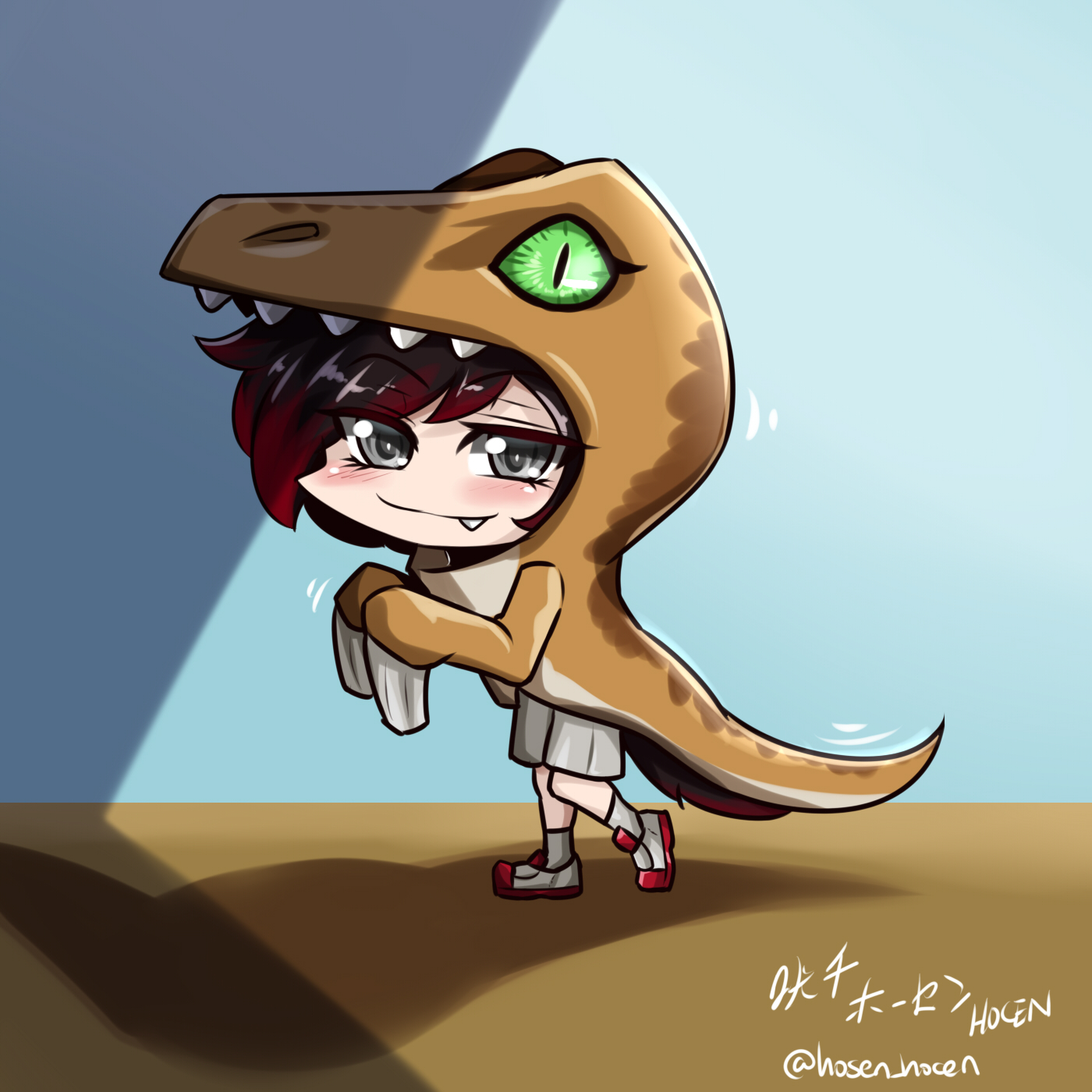 RWBY - Chibi Ruby~ Rex Hoodie by HOSEN-HOSEN-HOCEN on DeviantArt