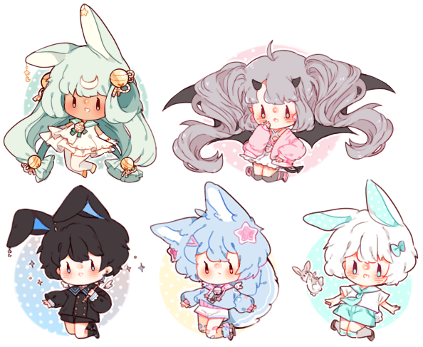 mini chibis by Itoii on DeviantArt