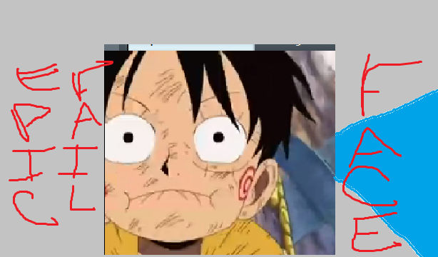Luffy's Epic Face by thegreatkyo on DeviantArt