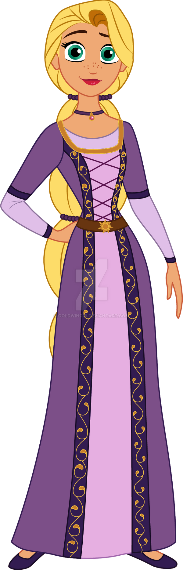 Tangled Series Challenge: Princess Rapunzel by Goldwing16 on DeviantArt