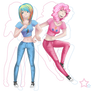 Rainbow Dash and Pinkie Pie Fanart