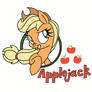 Staring Applejack