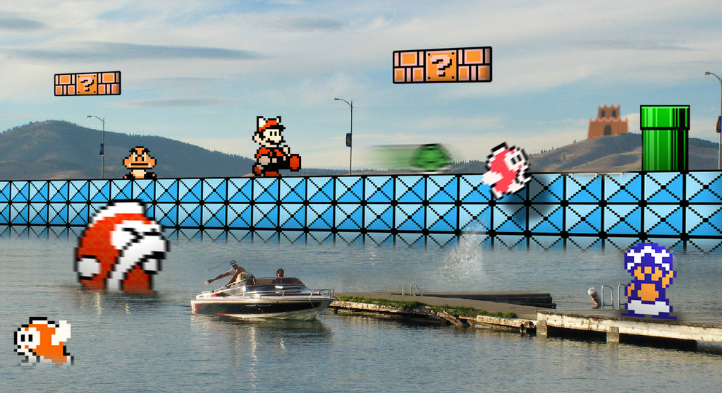 Retro Lake 'Mario Bros 3'