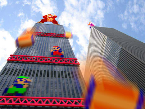 Retro Tower 'Donkey Kong'