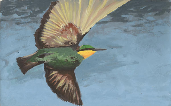 Bird Falling Deviantart Flying Bird by AnImaginaryWorld on DeviantArt