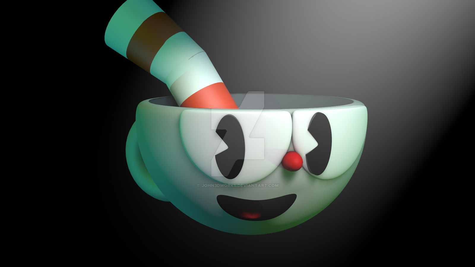 CupHead (Head) by John3DWorks on DeviantArt