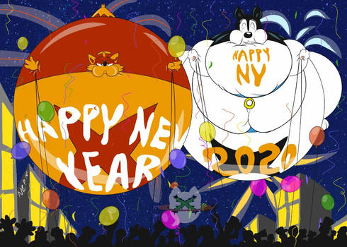 Happy New Year 2000's X-Parade Balloon Time