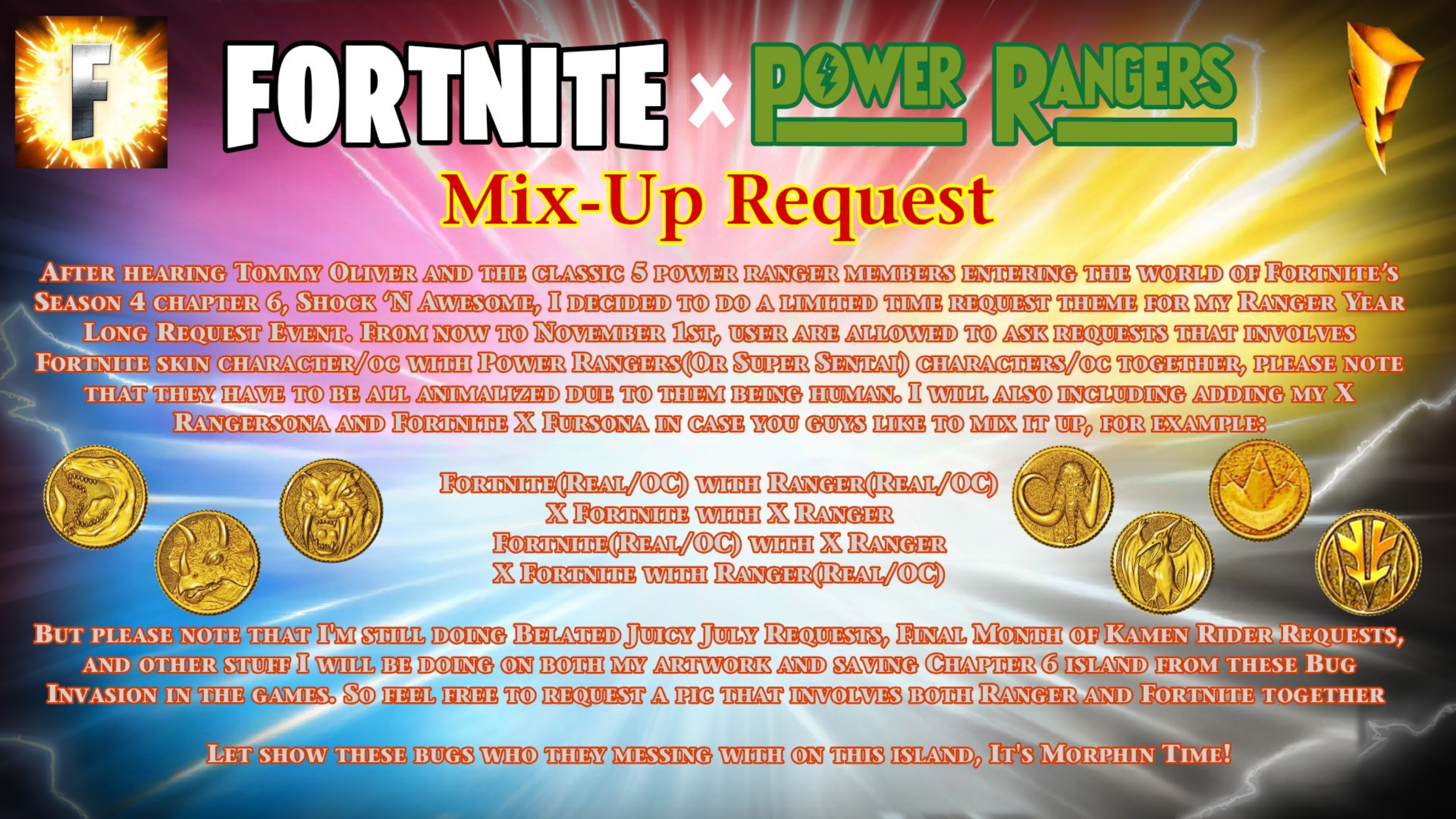 Fein Power Ranger Mix Fortnite and Power Rangers Mix-Up Request by DanXDWolfenburg on DeviantArt