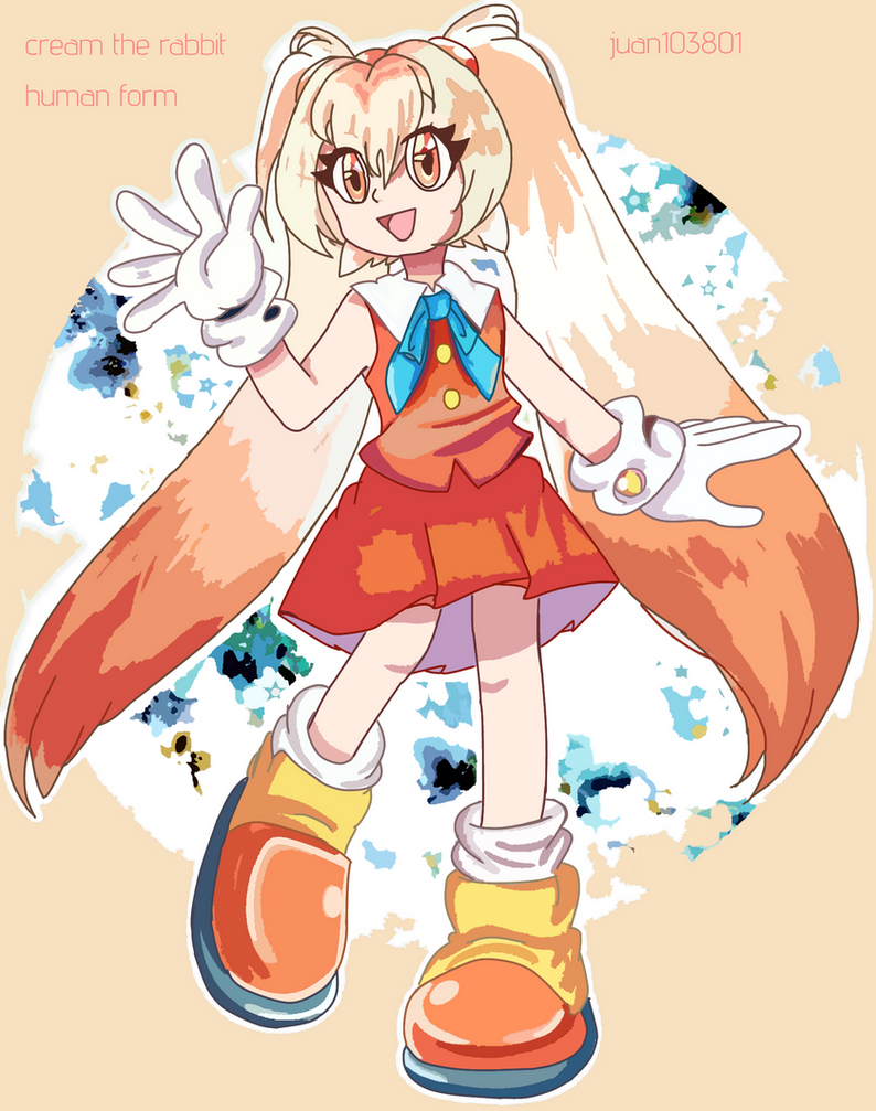cream the rabbit human form variable 2 by Juan103801 on DeviantArt