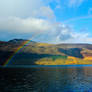 Loch Lomond shooting rainbows