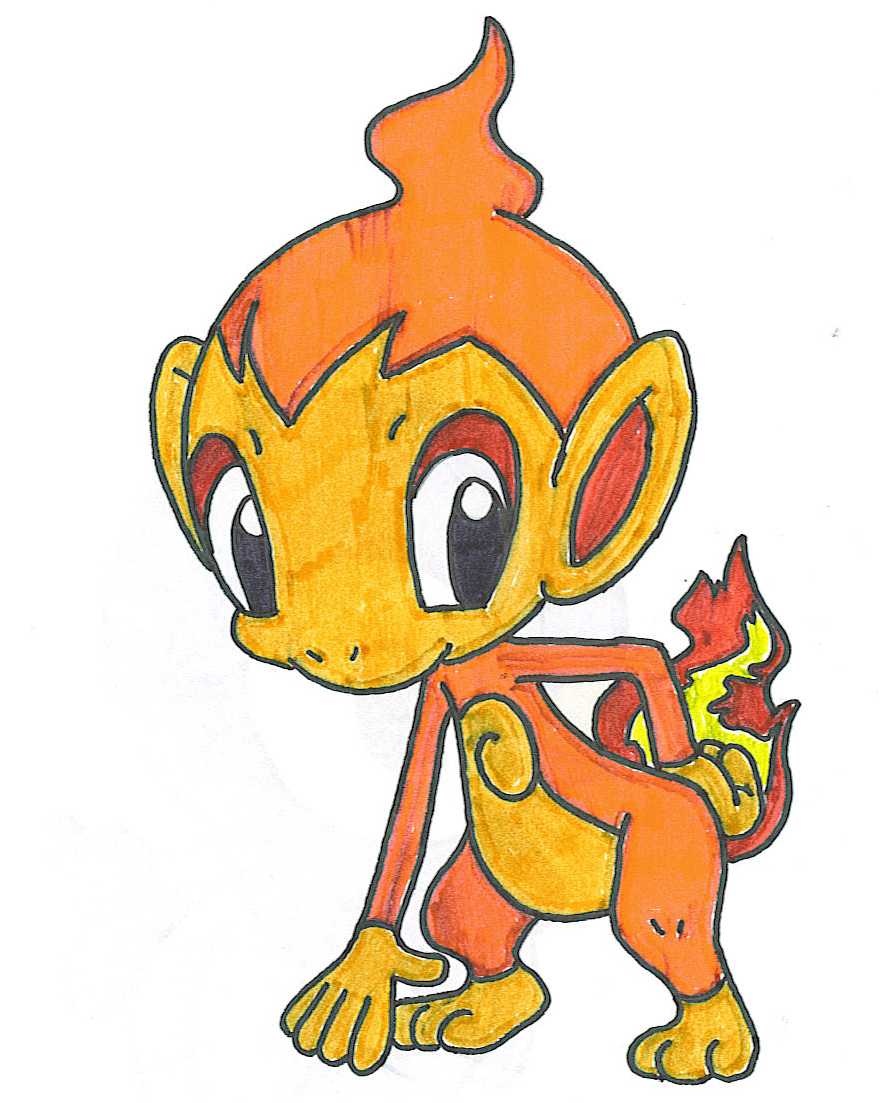 Chimchar Chimp Pokemon By Ztak1227 On DeviantArt.