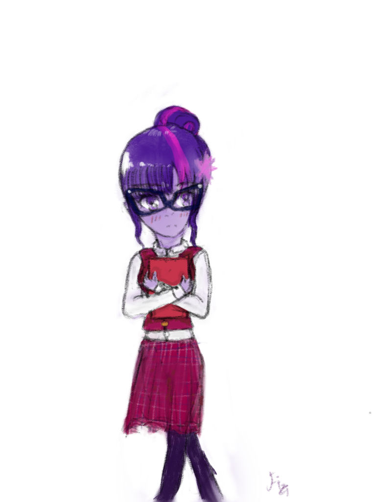 MLP:EG- Twilight Sparkle (With Glasses) by MangetsuKitsune on DeviantArt