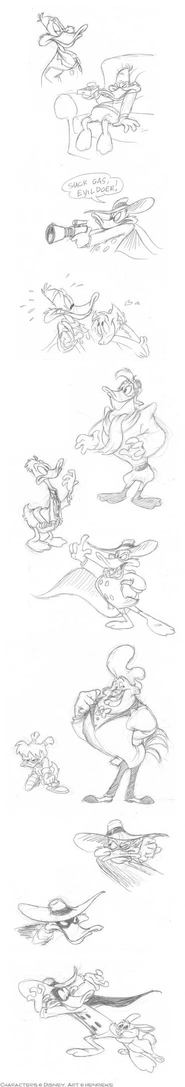 Darkwing sketches