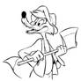 Brer Fox in inks