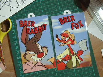 Brer Rabbit and Brer Fox badge