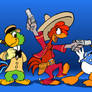 Inking practise - 3 Caballeros