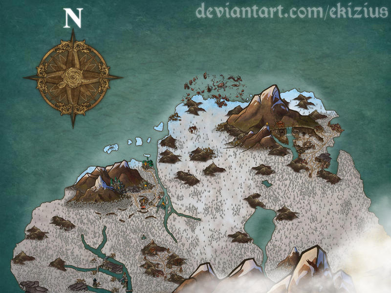 Nathon Map Region Map - Nath by Ekizius on DeviantArt