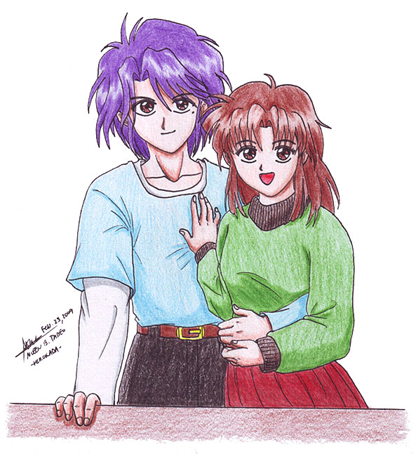 Nuriko and Miaka 1