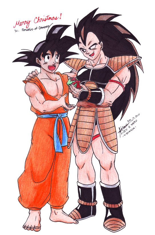 Goku And Raditz by HBORUNO on DeviantArt