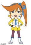 Freebie: Athena Cykes Colored Chibi Sketch by hirokada