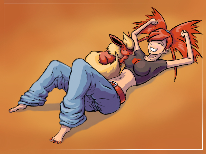 Flannery tickled.