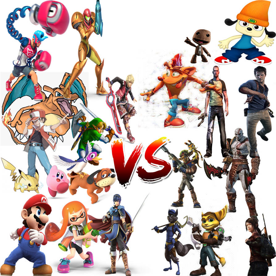 Nintendo Vs Playstation by VideogamesLeague on DeviantArt